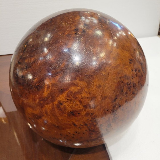 Image 1 of Sfera decorativa, ossidiana mogano, p. s. XX - Francia