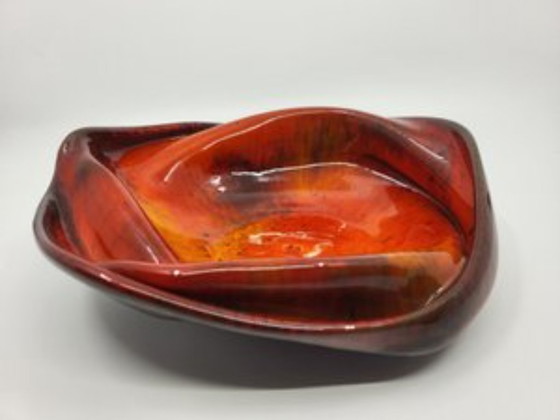 Image 1 of Bandeja de bolsillo de cerámica roja francesa