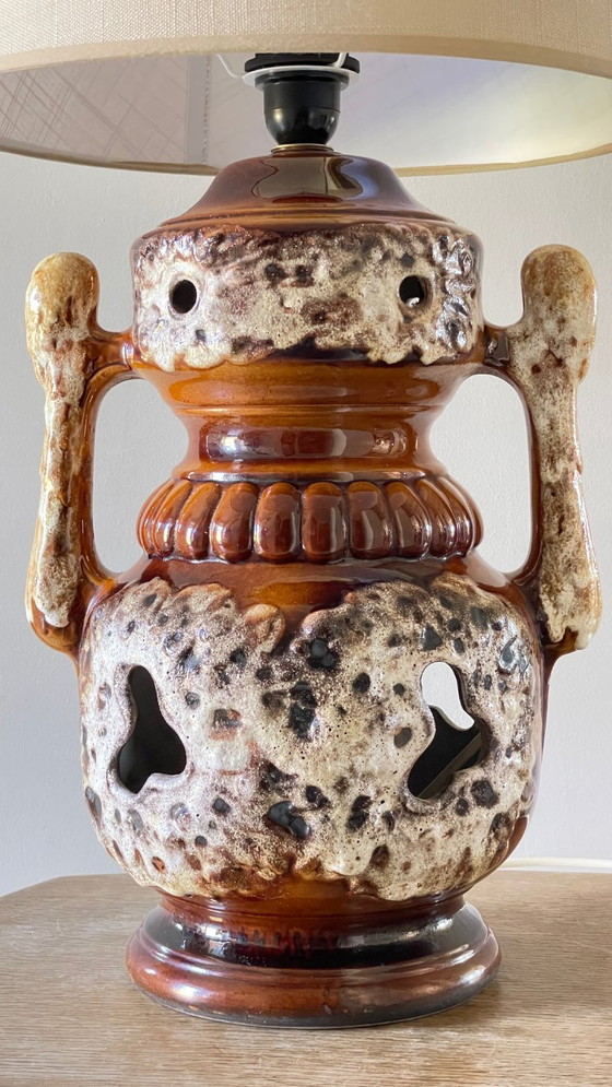 Image 1 of Fat Lava Lamp, Dubbele Verlichting, Vintage Stijl