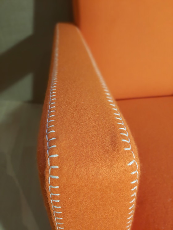 Image 1 of Cassina Utrecht 637 Nuovo mai usato in panno di lana Ruggine arancione (Serie 13L) Punto cavallo