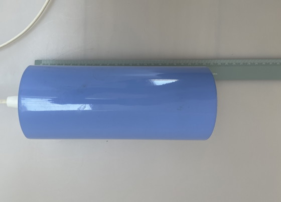Image 1 of IKEA vintage blauwpaars/lila nachtlampje 
