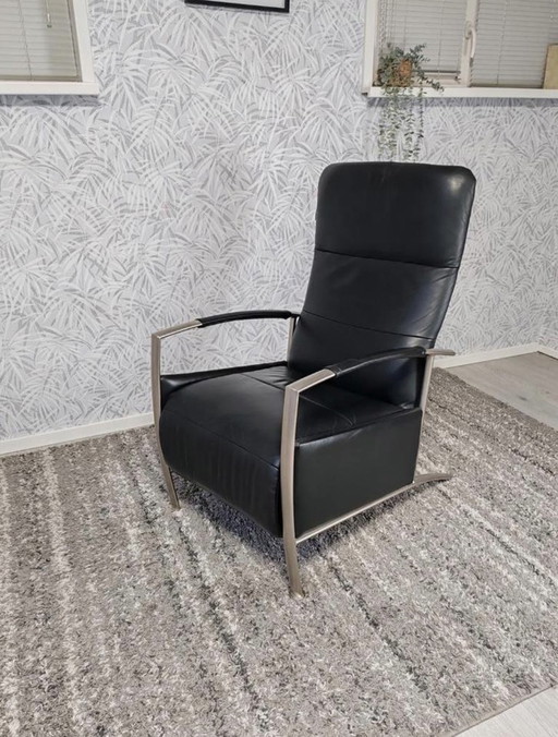 Skalma Evolution lederen design relaxfauteuil – handmatig verstelbaar