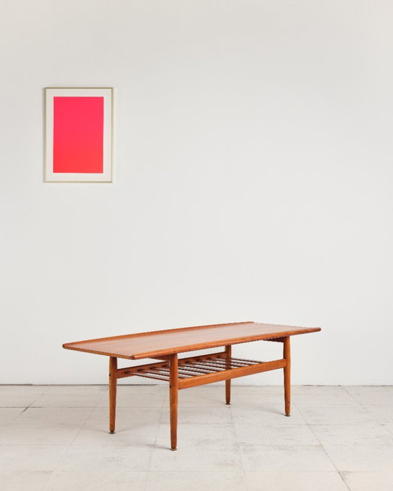 Danish Teak Wood Coffee Table by Grete Jalk, Mid-Century Design 1950s – Glostrup Møbelfabrik (photo 14 of 19)