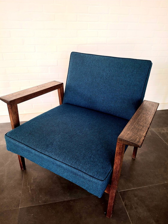 Image 1 of Fauteuil lounge vintage scandinave style Mid-Century Modern