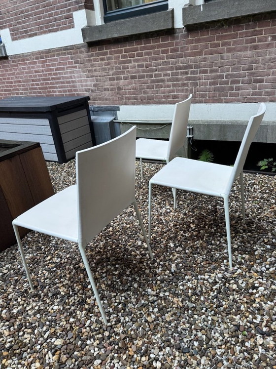 3x Roberto Barbieri 'Alma' outdoor chairs B&B Italia – Garden chairs, Textile, Aluminium (photo 4 of 5)