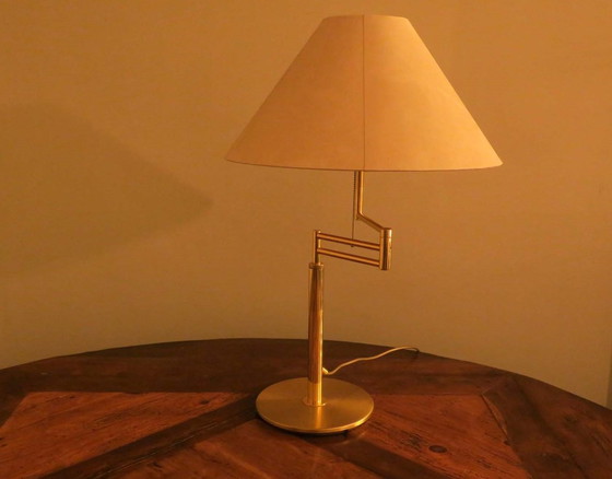 Image 1 of Relux Milano Multi-Adjustable Brass Table lamp, Italy 1970s