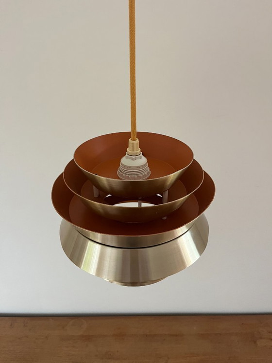 Image 1 of Suspension vintage Trava - Carl Thore - Lampe design suédoise