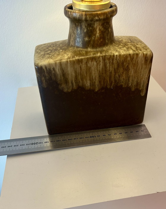 Image 1 of Medium-sized dragon lamp upcycled from an original Scheurich vase WGP