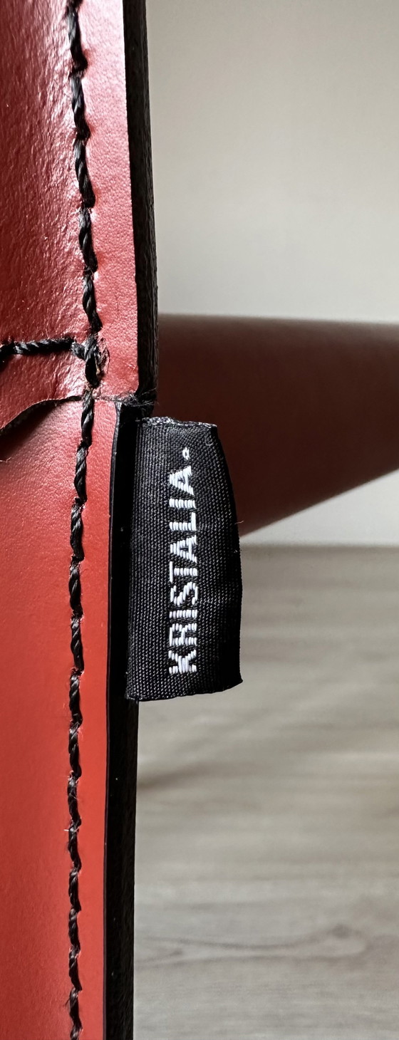 6x Kristalia Slim Design Esszimmerstühle – Leather (photo 12 of 13)