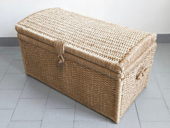 Image 1 of PRACHTIGE VINTAGE TOUWKOFFER UIT 1960 VAN DLG AUDOUX MINET JAREN 60