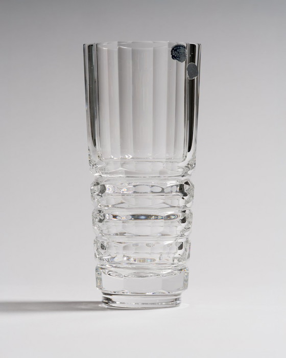 Image 1 of Vase monumental en verre bohémien brutal du Mid Century par Sklo Union, Tchécoslovaquie, années 1960
