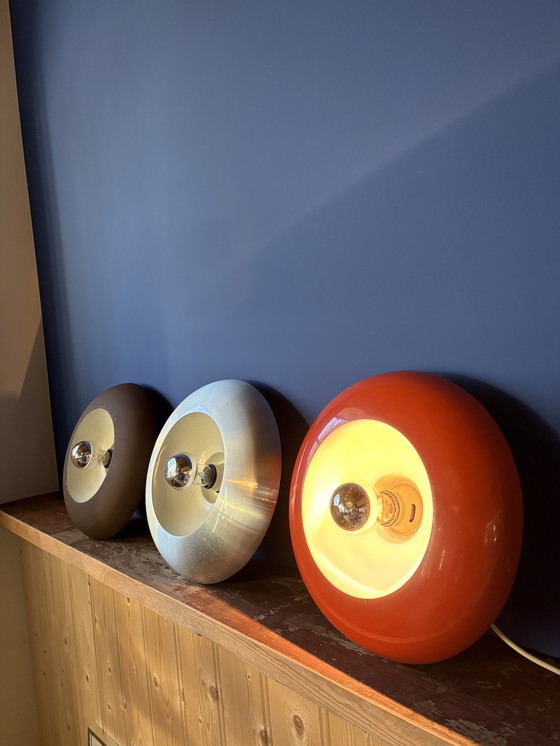 Image 1 of Space Age Nieuwenhuis Holland Decken- oder Wandleuchte