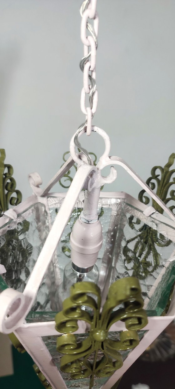 Image 1 of Lampada da soffitto o lanterna, Spagna, anni '80