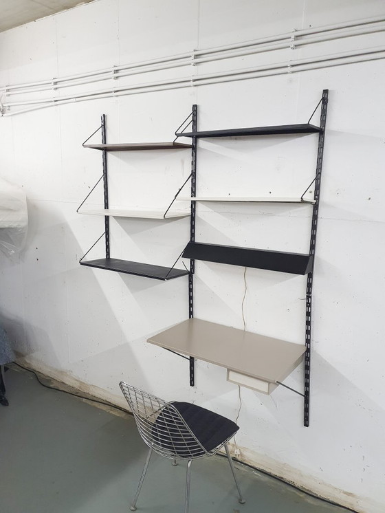 Image 1 of Tjerk Reijenga for Pilastro metal wall unit, The Netherlands 1950's