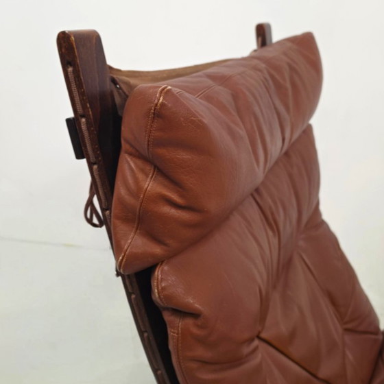 Ingmar Relling ‘Siesta’ Lounge Chair Met Voetenbank 70s – Fauteuils, Leather (photo 4 of 7)