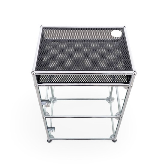 Image 1 of USM Haller HiFi ladekast, Fritz Haller metalen platenkast