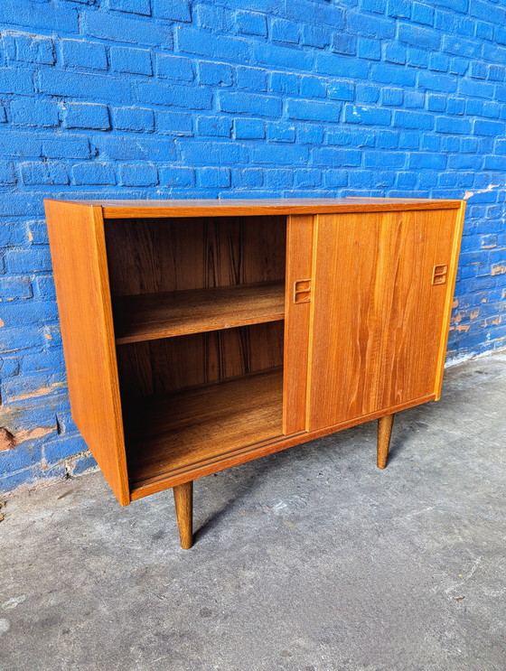 Image 1 of Vintage teak cabinet/ sideboard - Denmark 1960s