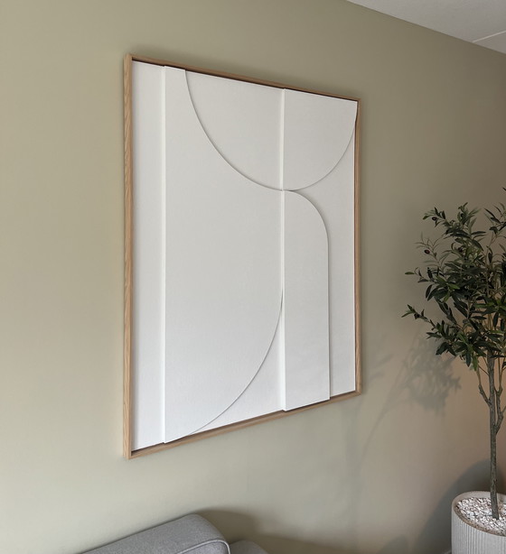 Image 1 of Panneau d'art en relief encadré HKliving - Très grand