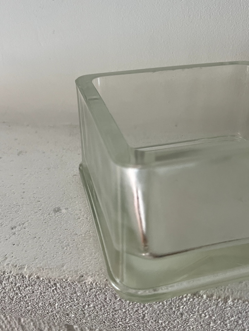 Lumax Taschenleerer / Aschenbecher aus Pavéglas - Le Corbusier x Charlotte Perriand - Saint-Gobain - 1960/70er Jahre