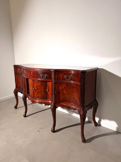 Antikes Mahagoni-Sideboard im Stil Louis XV. – dressoirs (photo 2 of 6)
