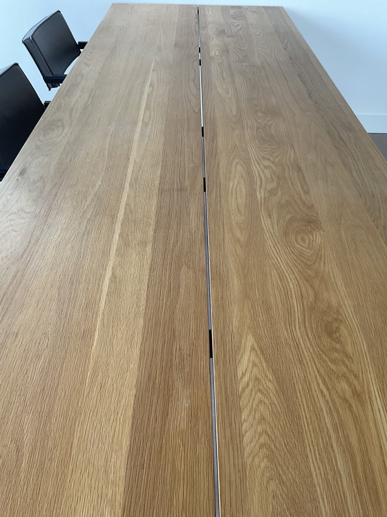 Image 1 of Eikenhouten eettafel 