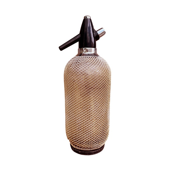 Image 1 of Sifone in acciaio intrecciato, Merkuria Kovocas, Cecoslovacchia, anni '70