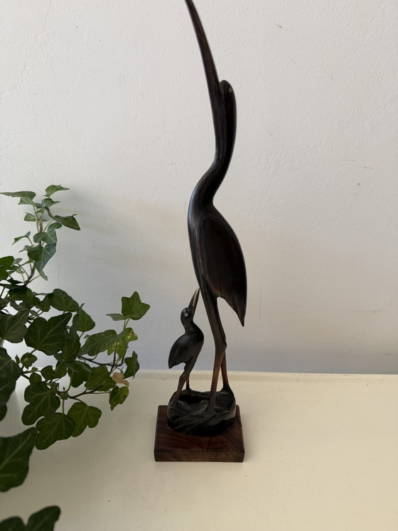 Image 1 of Statue du héron de Hoorn, années 1960