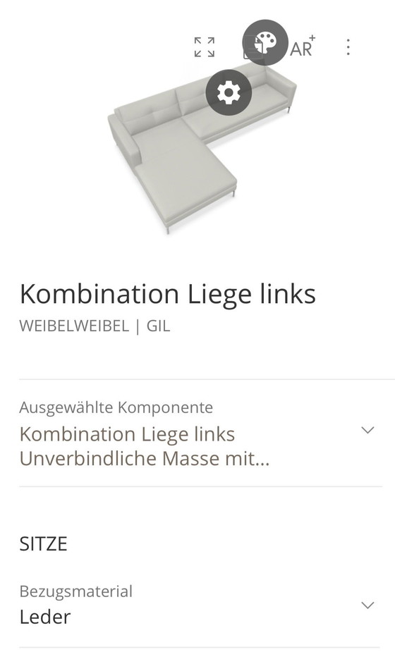 Image 1 of Sofá de diseño de WeibelWeibel/Suiza
