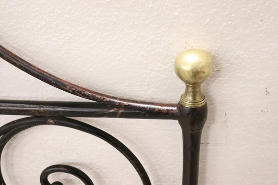 Image 1 of Letto matrimoniale antico in ferro battuto, Italia XIX secolo