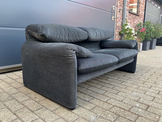 Image 1 of Cassina Maralunga 2 posti, tessuto originale ribble Top condition!!!