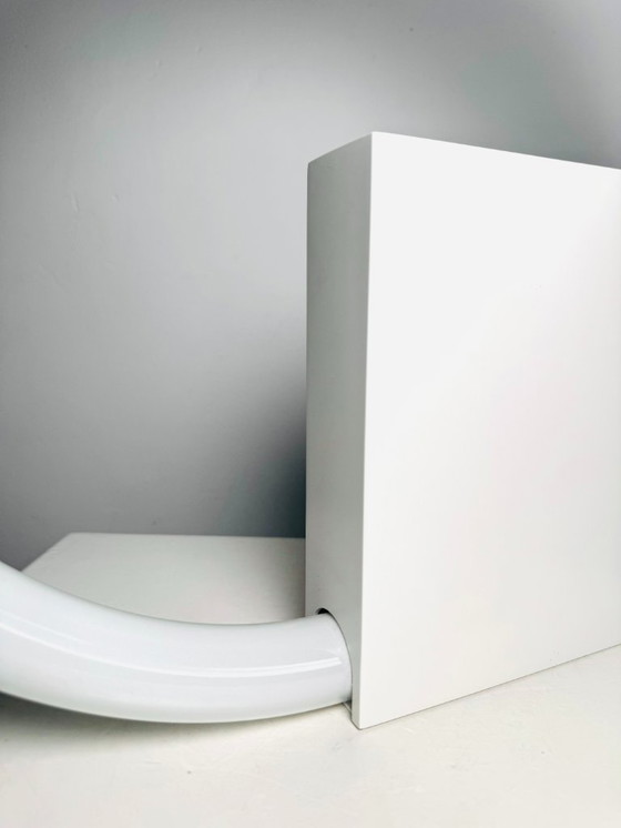 Image 1 of Extremely rare TC6 table lamp by Aldo van den Nieuwelaar for Nila Lights (early 1970s) with original label