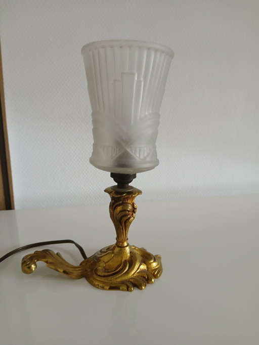 Lampe art déco.