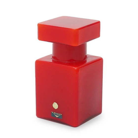 Image 1 of Botella de vidrio rojo de Luciano Vistosi para Vistosi, años 60