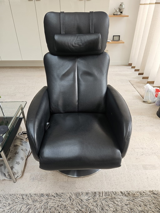 2 Jori leren relax armchairs