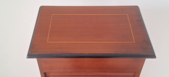 Vintage Roldeurkastje - CD Kastje – Opbergkast, Wood (photo 4 of 10)