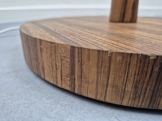 Image 1 of Staande lamp Scandinavisch design. Vintage vloerlamp teak.