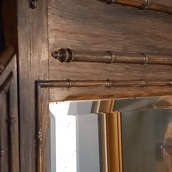 Image 1 of Antiek Frans Faux Bamboo dressoir
