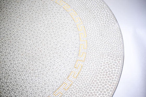 Image 1 of Round vintage mosaic table