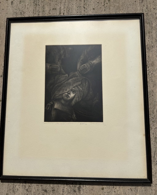 Mezzotint Roel Slabbinck ‘The Great Wonder’