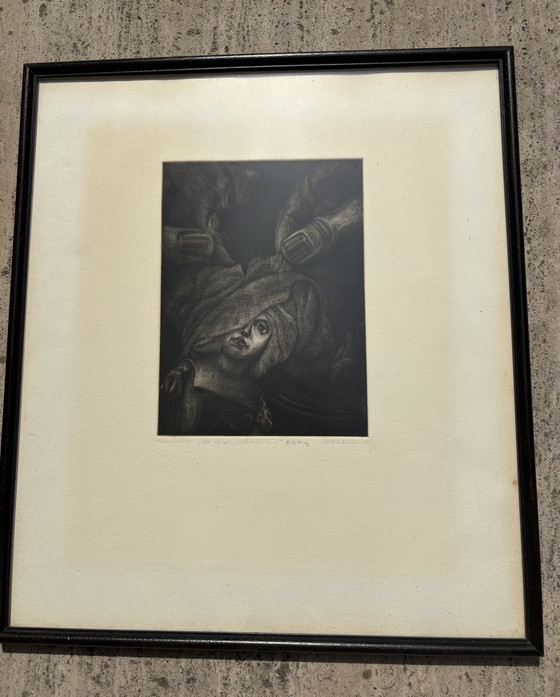 Image 1 of Mezzotint Roel Slabbinck ‘The Great Wonder’