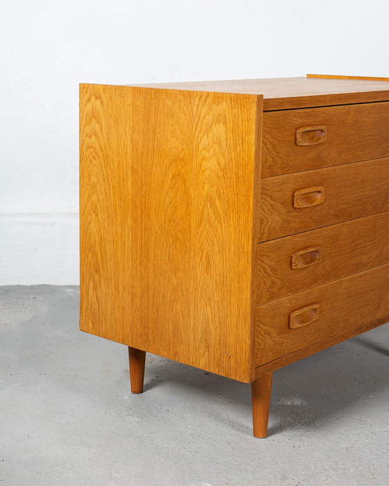 Image 1 of Mid Century Danish Chest Or Commode Made Of Oak, Ps System