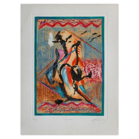 Image 1 of Jean-Marie GUINY Ode à Venus Signierte Carborundum-Radierung 1985