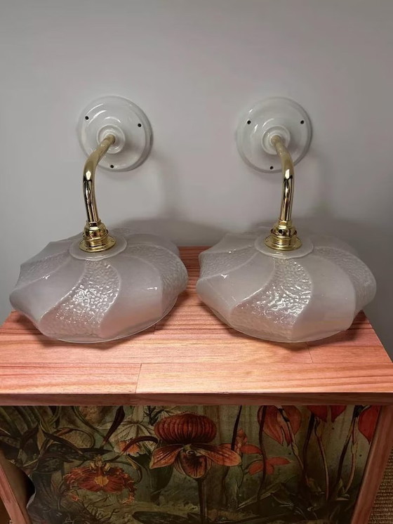 Image 1 of Pairs Of Vintage Wall Sconces