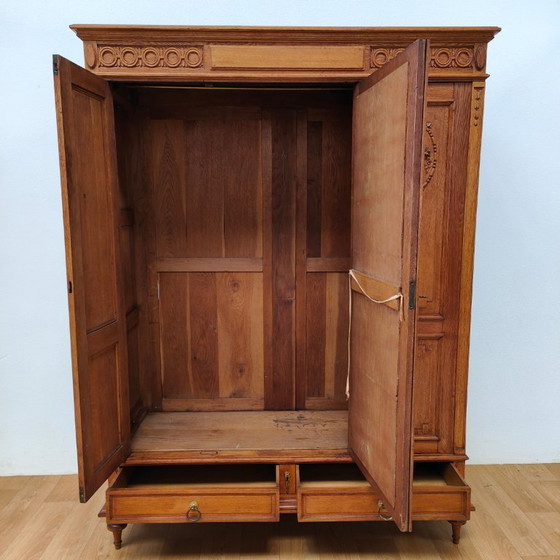 Image 1 of Armoire penderie antique vintage armoire penderie démontable
