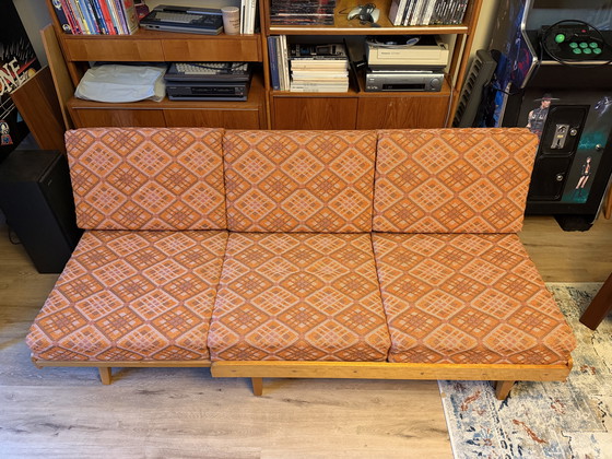 Image 1 of Mid-century jaren 60 daybed met originele bekleding