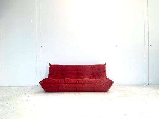 Ligne Roset Togo Sofa Design Klassieke Bank – banken, Textile, Vintage (photo 2 of 16)