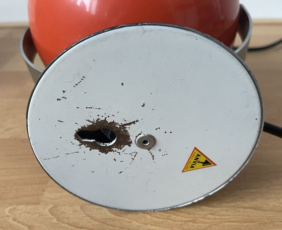 Image 1 of Anvia - Vintage oranje Eyeball wandlamp