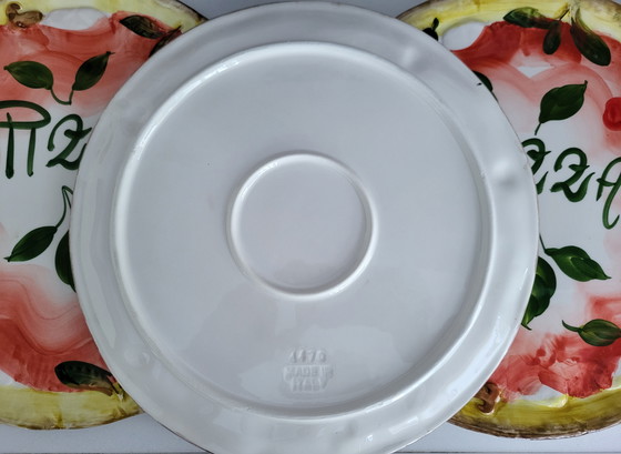 Image 1 of 3 Piatti per pizza fatti a mano dall'Italia.