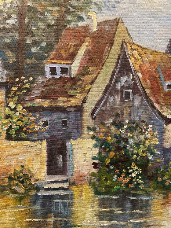 Image 1 of Pintura al óleo Junkers firmada