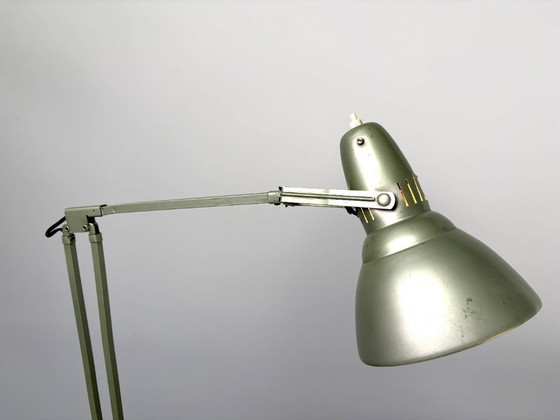 Lampada da officina articolata di Erpe, Belgio, anni '50 – Lampade da tavolo, Metallo (photo 2 of 14)